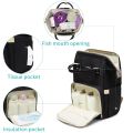 Baby Diaper Bag for Mothers for Travel Backpack- GREY. 