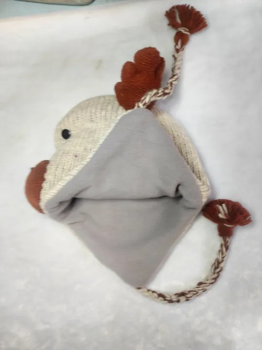 Woolen%20Hand%20Knite%20Animal%20Ear%20Flap%20Hat/Cap%20Topi%20For%20Men%20-%20Image%204