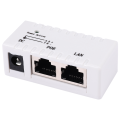 Poe Poe Injector Rj45 Dc 5.5Mm x 2.1Mm Adapter Connector(White). 