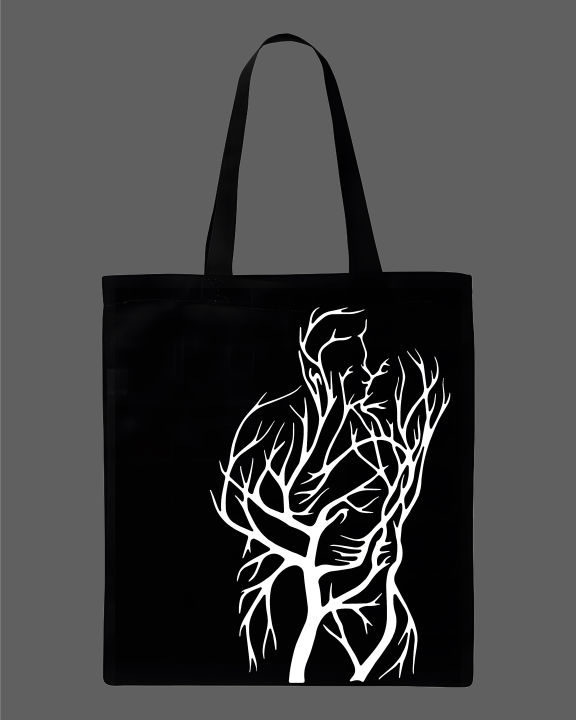 Tree%20of%20Life%20Printed%20Cotton%20Tote%20Bag%20%E2%80%93%20Minimalist%20Nature%20Design%20Printed%20Tote%20Bag%20%7C%20Black,%20White%20-%20Image%203