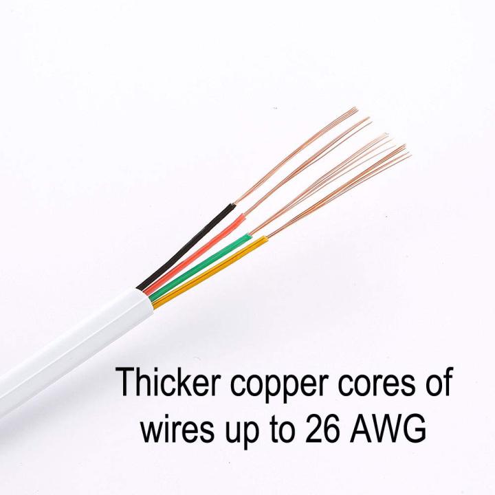 Telephone%20Wire%2010%20Meter%20Extension%20Line%20Cord%20Cable%20Wire,%20Land%20Phone%20line,%20White%20-%20Image%204