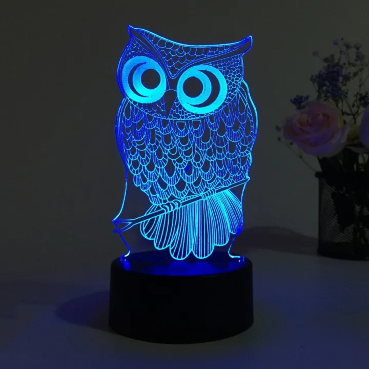 NEW%20%E3%80%90Innovative%20design%E3%80%91Owl%20Shape%203D%20Lamp%20LED%20Night%20Light%207%20Colors%20Changing%20Desk%20Table%20Lamp%20Halloween%20Present%20Gift%20Decor%20-%20Image%206