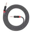 3.5mm Aux Cable, Fabric Coated, 2 Meter. 