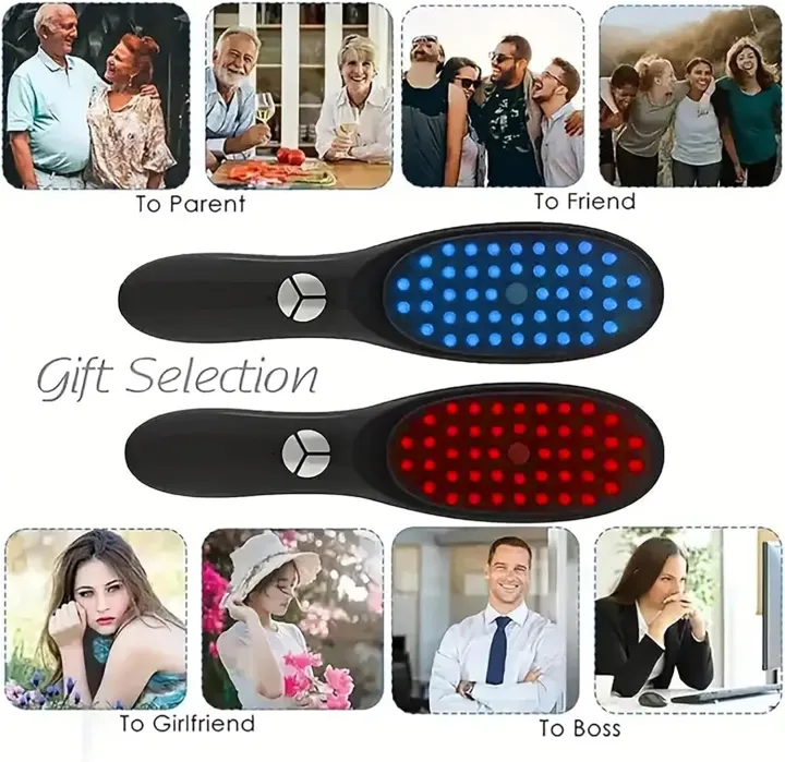 Therabrush Vibrating Hair Growth Brush | Electric Hair Restoration ...