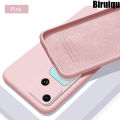 Biruiqu For VIVO V30 Case Liquid Silicone Soft Gel Rubber Shockproof Cover. 