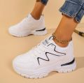 New Brand Wedge Shoes Fashion Thick-soled Casual Ladies Comfortable Sneakers. 