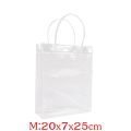 New PVC Clear Tote Bag Transparent Waterproof Shopping Bags with Handle Storage Bag Cosmetic Plastic Bags. 