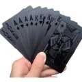 Black Waterproof Playing Cards. 
