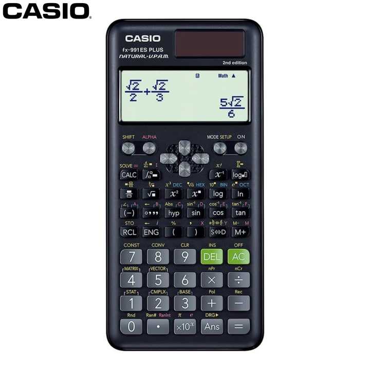 Casio FX-991ES Plus 2nd Edition - Non-Programmable Scientific Calculator, 417 Functions - Calculators |