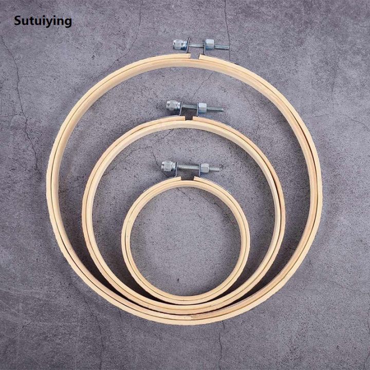 Sutuiying%201PC%208-23cm%20Round%20Embroidery%20Hoops%20Frame%20Wooden%20Bamboo%20Hand%20Embroidery%20Portable%20Rack%20Ring%20For%20DIY%20Cross%20Stitch%20Needle%20Craft%20Tool%20-%20Image%203