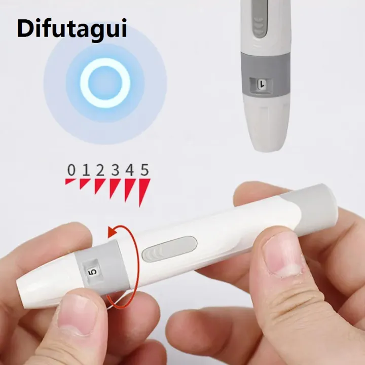 Difutagui%20High%20Quality%20100pcs%2023/26/28/30/33G%20Lancet%20Pen%20Adjustable%20Depth%20Blood%20Sampling%20Glucose%20Test%20Pen%20Lancing%20Device%20for%20Diabetics%20Blood%20Collect%20-%20Image%202