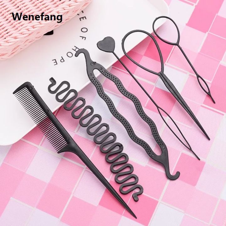 Wenefang%20Professional%20Hair%20Braid%20Tool%20Hair%20Pin%20Bun%20Roller%20Twist%20Curler%20Ponytail%20DIY%20Hair%20Styling%20Hair%20Styling%20Tools%20Braiding%20Hair%20-%20Image%202