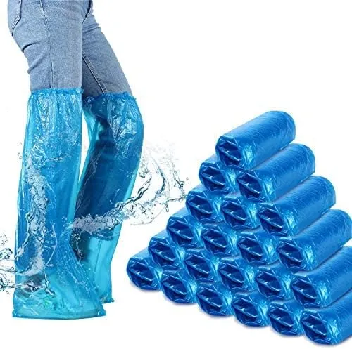3%20Pair%20Disposable%20Boot%20Covers%20Plastic%20Long%20Waterproof%20Shoes%20Cover%20Over%20The%20Knee%20Shoes%20Cover%20for%20Unisex%20-%20Image%207
