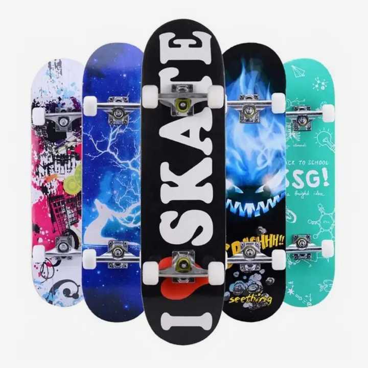 31 inches Portable Big Skateboard(For all Age Group) Print Will Be Different