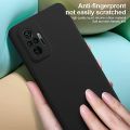 Back Cover for Redmi Note 10 Pro/ Max - Liquid Silicone Drop proof Full Coverage Protective Mobile Cover. 