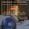 Cooling 3 Gear Wind Mini Portable Desk Fan Energy-Saving 360° Adjustable Handheld Turbo Fan Air Turbo Tech Mini Rechargeable Fan Home/Office. 