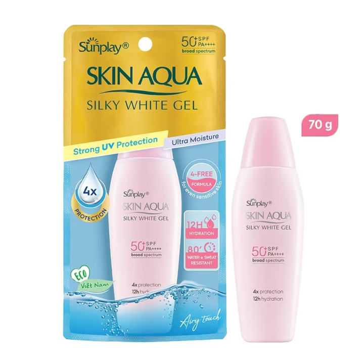 Rohto%20Mentholatum%20Sunplay%20Skin%20Aqua%20Silky%20Sunscreen%20Gel%20For%20Normal%20to%20Dry%20Skin%20with%20SPF%2050%20PA++++%2070g%20-%20Image%204