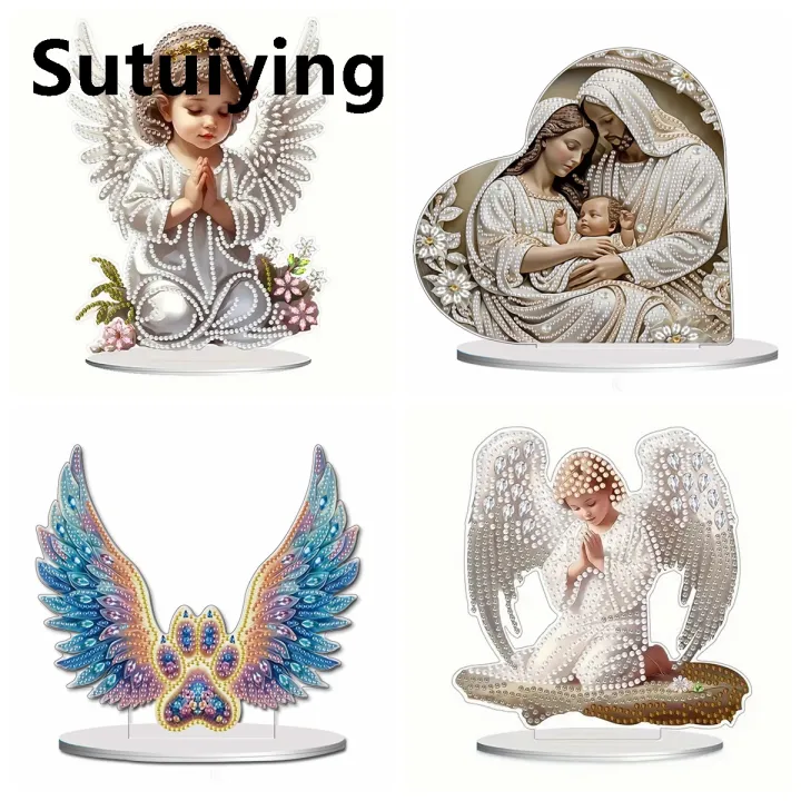Sutuiying%201pc/set%20DIY%20Angel%20Diamond%20Art%20Table%20Top%20Decoration%20One%20Sided%20Luxury%20Acrylic%20Crystal%20Rhinestone%20Diamond%20Painting%20Desk%20Ornaments%20-%20Image%202