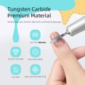 Linman HYTOOS Flame Carbide Nail Drill Bit 3/32 Professional Two-wayOriginal Nail Bits Acrylic Gel Remover Electric Nails Accessories Tool. 