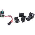 5 Pieces DC Power Jack Socket Female Panel Mount Connector with 6V 12V 24V 3A PWM Controller forward Reverse Control. 