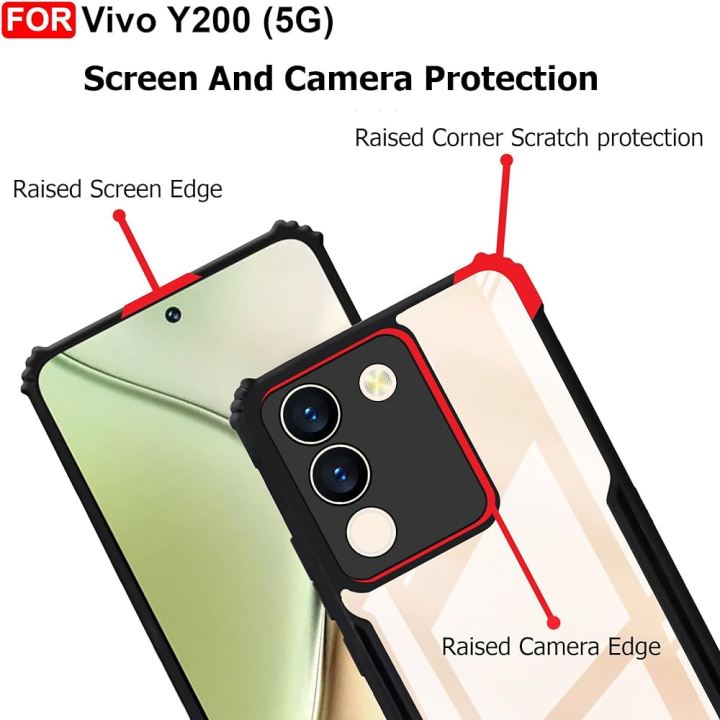 Bumper%20case%20for%20Vivo%20Y200%205G%20/%20V29e%20-%20Clear%20PC%20Back%20Hybrid%20Transparent%20Phone%20Cover%20-%20Image%203
