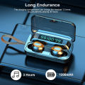 Wiresto F9-5 TWS Wireless Earphones Bluetooth V5.0 Smart Touch Charging Box LED Digital Screen HIFI Stereo Sound Earbuds for For Android. 