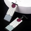 Demon Slayer Tanjiro Kamado Hanafuda Earring Kimetsu No Yaiba Anime Unisex Earring For Casual Wear And Cosplay. 