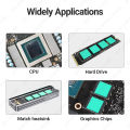 Vylon JEYI 100-Pack Thermal Conductive Silicone Pads, M.2 SSD NVMe NGFF Thermal Pad for PC Laptop Heatsink/GPU/CPU/LED Graphics Card. 