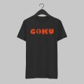 Goku Anime Graphic Black T-Shirt. 