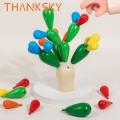 Wood Blocks Colorful Cactus Wood Blocks High Quality Drop-resistant Puzzle Building Blocks Durable Real Wood Children Education Toys Educational Toys. 