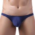 Men ́s panties with bikini thong n smooth soft G-stri men's underwear thong thong breathable ultra-thin men's panties U convex panties. 
