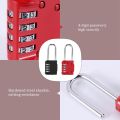 NAMUNY 2 Pack Code Padlocks, 4 Digit Long Shackle Resettable Pad Lock for Outdoor Gate, Shed, Fence, Hasp Storage, Gym Locker. 