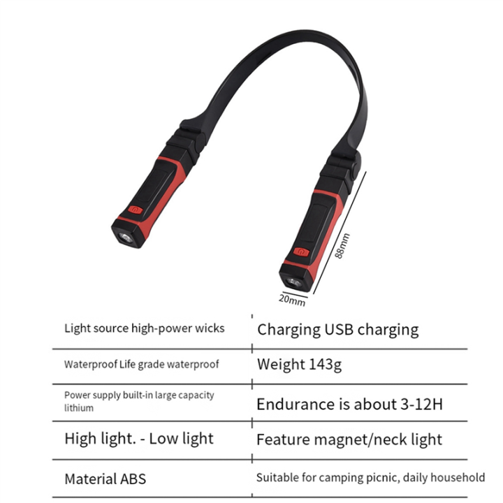 JINMY%202X%20Detachable%20Neck%20Light%20Rechargeable,%20LED%20Work%20Light%20with%20Magnetic%20Base,%20Hands%20Free%20Light,%20Around%20Neck%20-%20Image%202