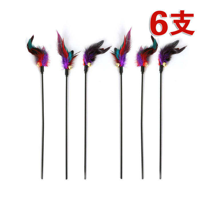 Teasing%20cat%20stick%20cat%20toys%20teasing%20cat%20supplies%20self%20hi%20bite%20resistant%20long%20stick%20teasing%20cat%20stick%20feather%20cat%20scratching%20board%20nail%20clippers%20-%20Image%204