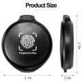 10 Pack Fingerprint Ink Pads, Mini Black Thumbprint Stamp Pad, Easy to Wash Portable Thumbprint Kit. 