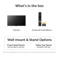 TCL 108 cm (43 inches) Metallic Bezel Less Series 4K Ultra HD Smart LED Google TV 43V6C (Black). 