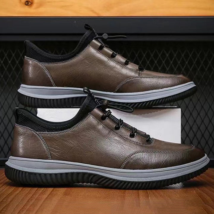 [VIP] qt5282 men's leather shoes casual fashion trendy driving shoes handsome men's leather shoes men's soft bottom leather shoes