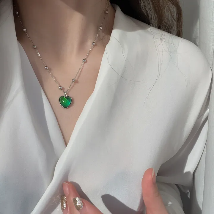 Yuanyan%20GUFTM%20New%20Creative%20Mood%20Necklace%20Color%20Change%20Emotion%20Feeling%20Temperature%20Control%20Heart%20Pendant%20Metal%20Chain%20Jewelry%20for%20Girl%20-%20Image%204