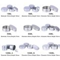 Reusable Sample Canisters Cap Packaging Can Cosmetic Pot Jar Makeup Storage Tin Container Empty Aluminium Bottles. 