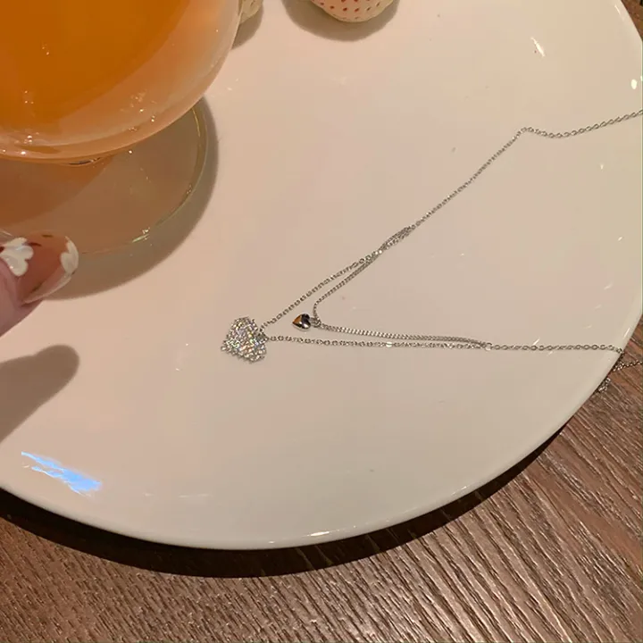 Free%20And%20Adjustable%20Size%20Korean%20Double%20Heart%20Necklace%20Stainless%20Steel%20Love%20Pendant%20Party%20Metal%20Choker%20Jewelry%20-%20Image%205