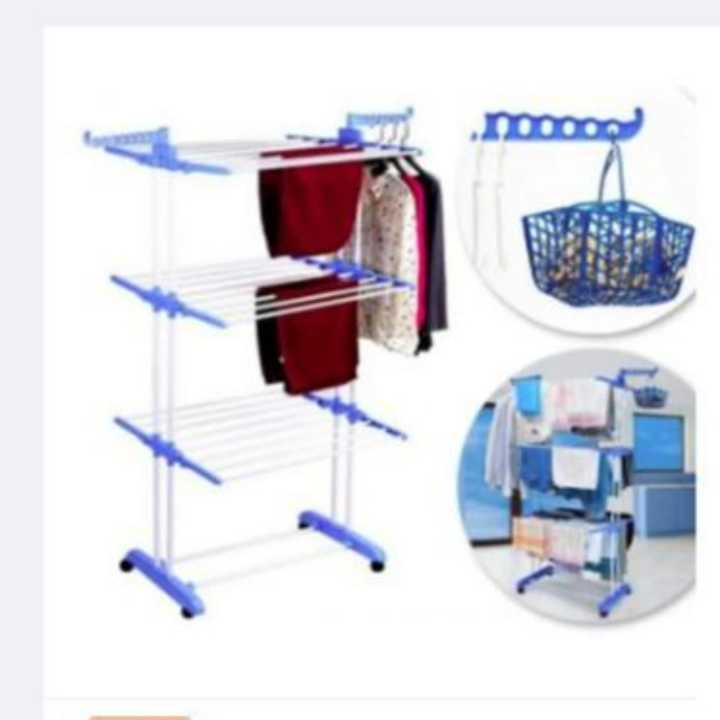 Folding Drying Clothes Rack 3 Layer