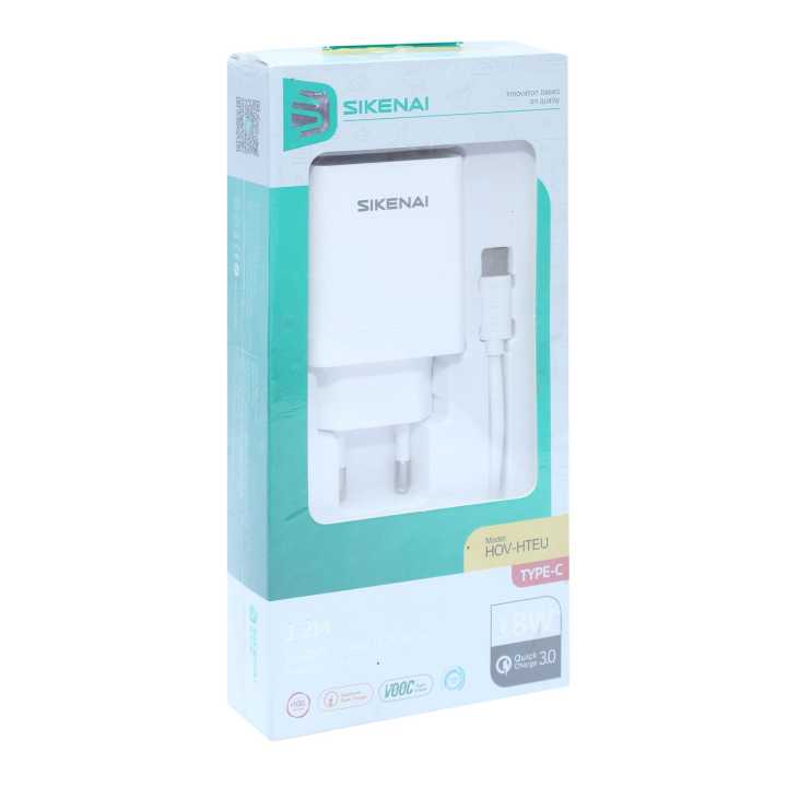 Sikenai Hov-Hteu 3.5A Certified Super Flash Smart Charger With Type-C Cable.