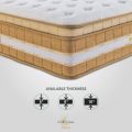 Springfit Club Class Natura 5 Layered Eurotop Model Orthopedic Spine Support Double Pocket Springs Latex Foam Luxury Bed Mattress 8 Inch(LxWxH): 78x72x8inches (198x182x20cm). 