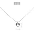 Ashes Pendant Pet Heart Urn Necklace Memorial for Dog's/Cat's Ashes. 