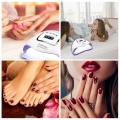 Gel UV Nail Dryer Sun X5 max with Upgraded 4 timer 45 LED Nail Lamp. 