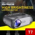 T7 Smart Wi-Fi Home Theater Projector – Full HD Support, Built-in YouTube, Screen Mirroring, HDMI/USB/AV. 