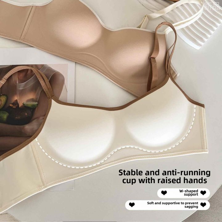 Bizzy%20MOYISU%20Naked%20Feeling%20Small%20Cup%20Without%20Trace%20Clothes%20Women%20Small%20Chest%20Gathered%20W%20Support%20Anti-sag%20Without%20Steel%20Ring%20New%20Women%20-%20Image%202