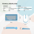 Fantech WK896, WK897 GO MOCHI 65, 80 Keyboard Mouse Wireless Bluetooth Combo Set. 