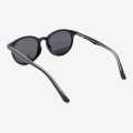 Black Color Circular Shape Frame With Black Color Glasses Unisex Sunglasses. 