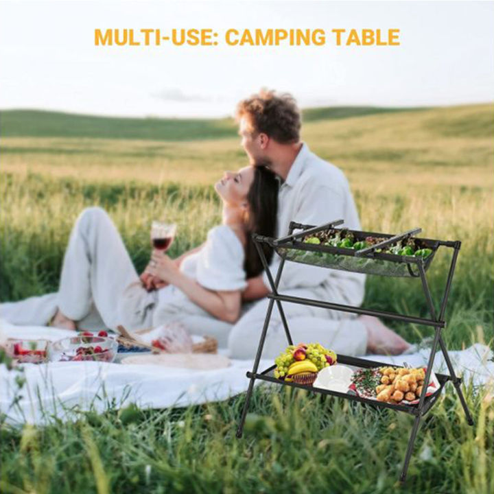 KingCamp%20Portable%20Camping%20Grill%20Folding%20Grill%20Barbecue%20Linghtweight%20Aluminum%20Frame%20with%20Mesh%20Shelf%20Storage%20Rack%20for%20Camp%20Kitchen%20Outdoor%20-%20Image%208